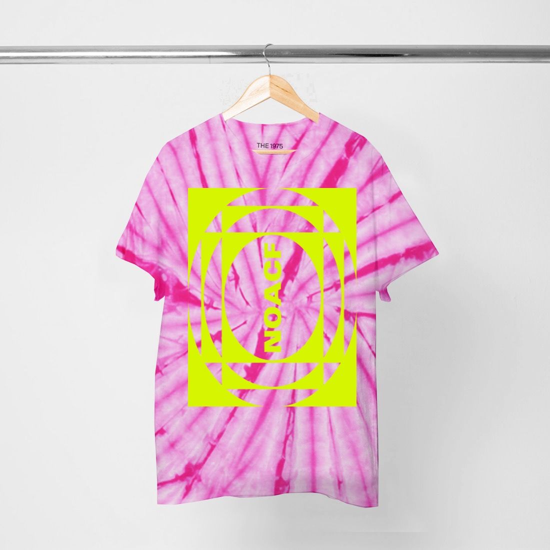 The 1975 - Noacf Neon Tie Dye T-Shirt