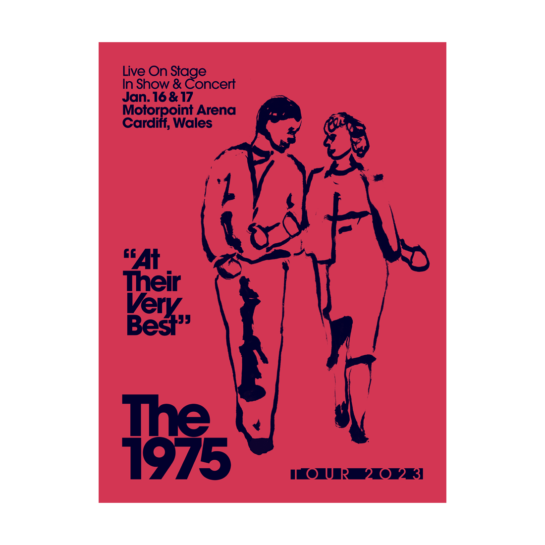 The 1975 - Cardiff 2023 Poster