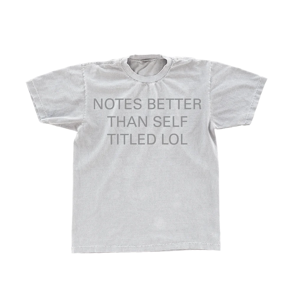 The 1975 -  Notes > Self Titled T-Shirt